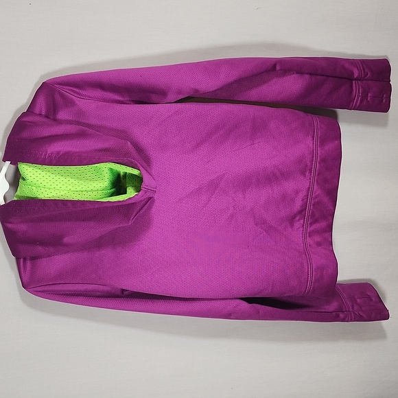 Danskin Now Kids Purple Jacket with Green Accents Girls Size M (7/8) - Picture 2 of 5